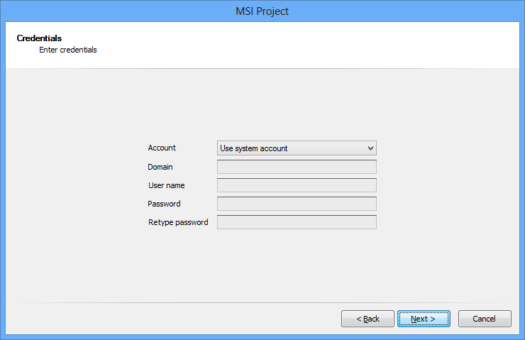 Scheduled task contained inside an MSI package