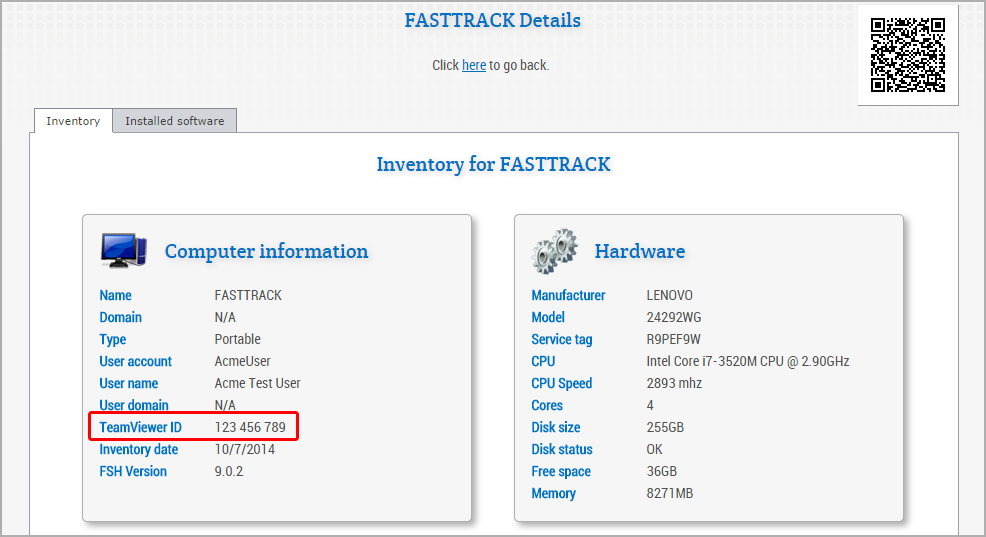 TeamViewer Inventory
