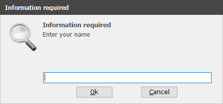 Input string interface using FastTrack