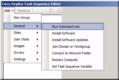 SCCM Task Sequence